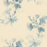 Cream sprig print
