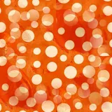Orange dot print